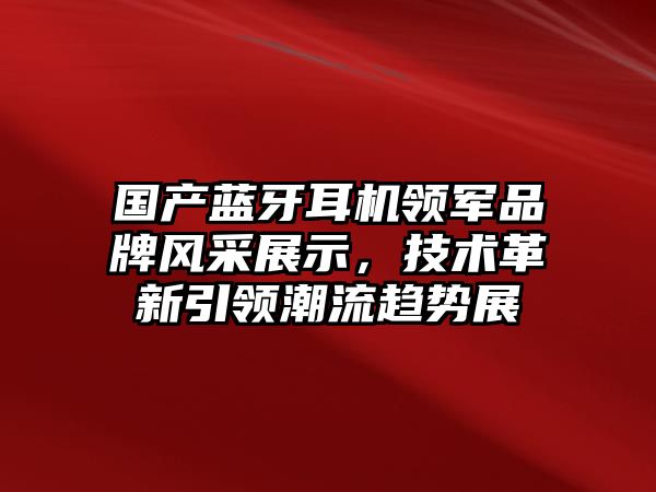 國產(chǎn)藍(lán)牙耳機(jī)領(lǐng)軍品牌風(fēng)采展示，技術(shù)革新引領(lǐng)潮流趨勢展